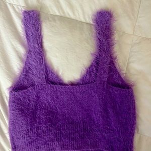 FUZZY PURP TANK— vero moda